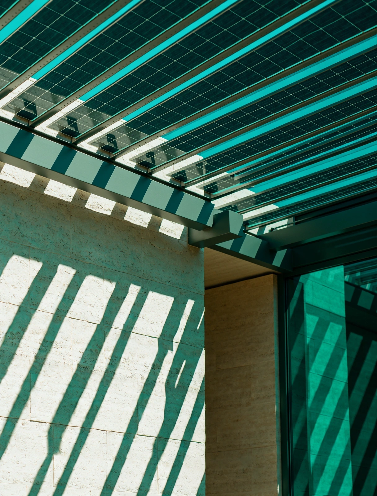 Vue architecturale d'une propriété solaire chez Turkuaz Halii