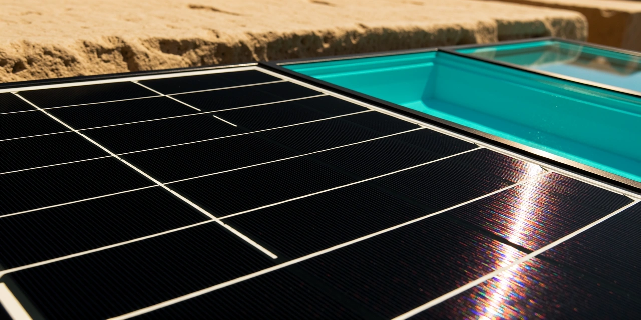 Détail technique panneau solaire